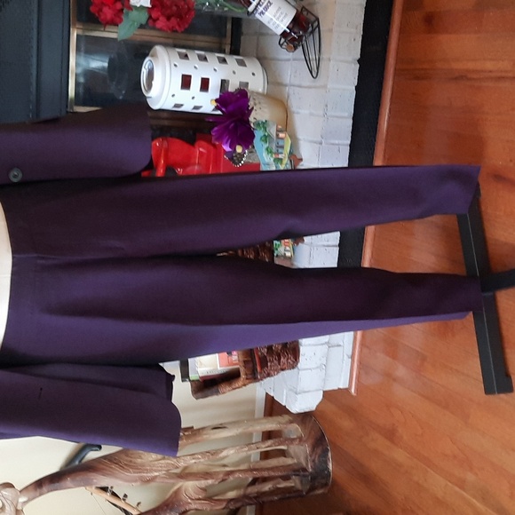 Dana Buchman Violet Pantsuit size 16 - Picture 3 of 6
